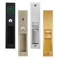 Doorplus Japanese Style Wooden Bathroom Toilet Kitchen Balcony Sliding Door Indicator Lock Hook Lock