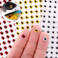 100pcs/set 3D Fishing Eyes Holographic Lure Eyes Making Fishing Lure Fly Tying Artificial Fish Eye DIY 3mm 4mm 5mm 6mm