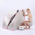 Best Slim Body Mini Steam Sauna Room Portable Foldable Electric Heating Acrylic Bath Machine Modern Design for Easy Home Use