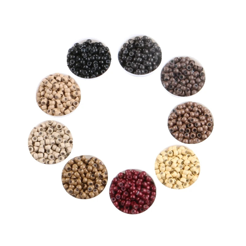 10 000pcs 2.9mm Copper Silicone Nano Rings Nano Beads for Nano Hair Extensions