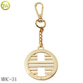 Custom Metal Logo Plate Hardware Cartoon Style Zinc Alloy Brand Label Tag Handbags Featuring Small Safe Hook Lock Motorcycles