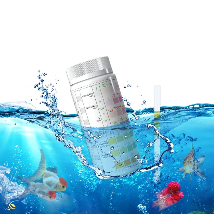 Wholesale Aquarium Water test Kit 7 in 1 for Freshwater Fish tank Water Testing Strips