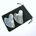 2026 Home use Fast to Ship Massage Tools Healing Stone Picasso Jasper Gua sha Board Facial Massage Scraping Guasha Board heart guastone