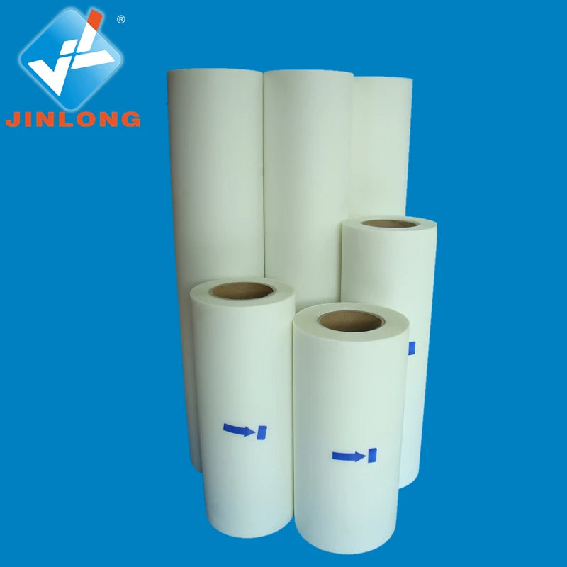 DTF Roll Film Hot Peel PET Transfer Film Roll 30cm 33cm 60cm 37cm 40cm 45cm Heat Transfer DTF Printing Film for T-shirt
