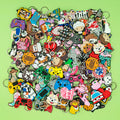 PVC Keychain Cute Cartoon Dogs Key Chain Keyring Wholesale Custom Logo Rubber Car Key Accessories Fit Men Boys Gifts