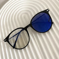 2025 Newest Women Glasses lunette femme photogray Anti Blue Light Matte Pink Round
