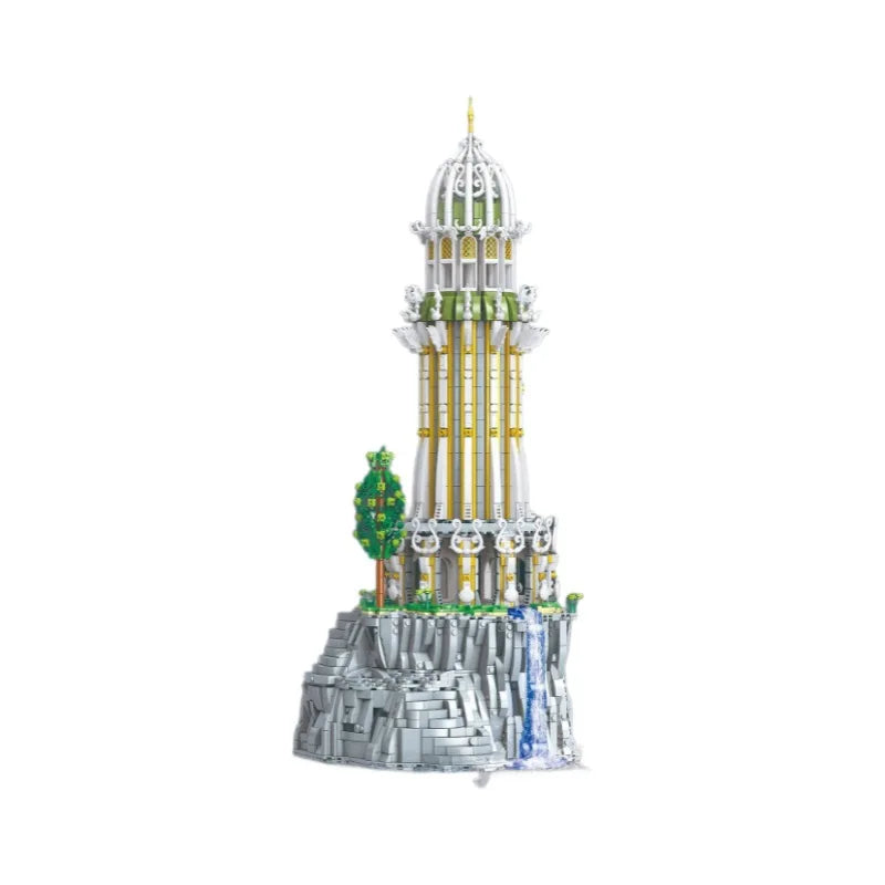 Baka Street Scene 33245 DIY Desktop Ornament Miracle Tower Building Blocks Large Set PC Plastic Educational Assembly Model Toy