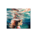 Canvas Painting Girl Underwater Poster Living Room Bedroom Wall Home Art Decor Oil Painting on Canvas Posters and Prints Art Pic