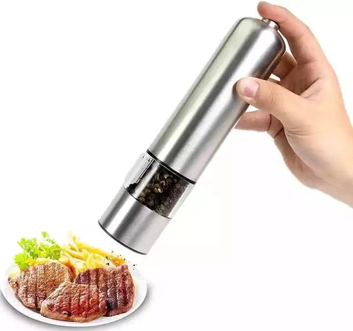 Stainless Steel Manual Pepper Mill Multi-purpose Black Pepper Grinder Manual Stainless Steel Pepper Mill