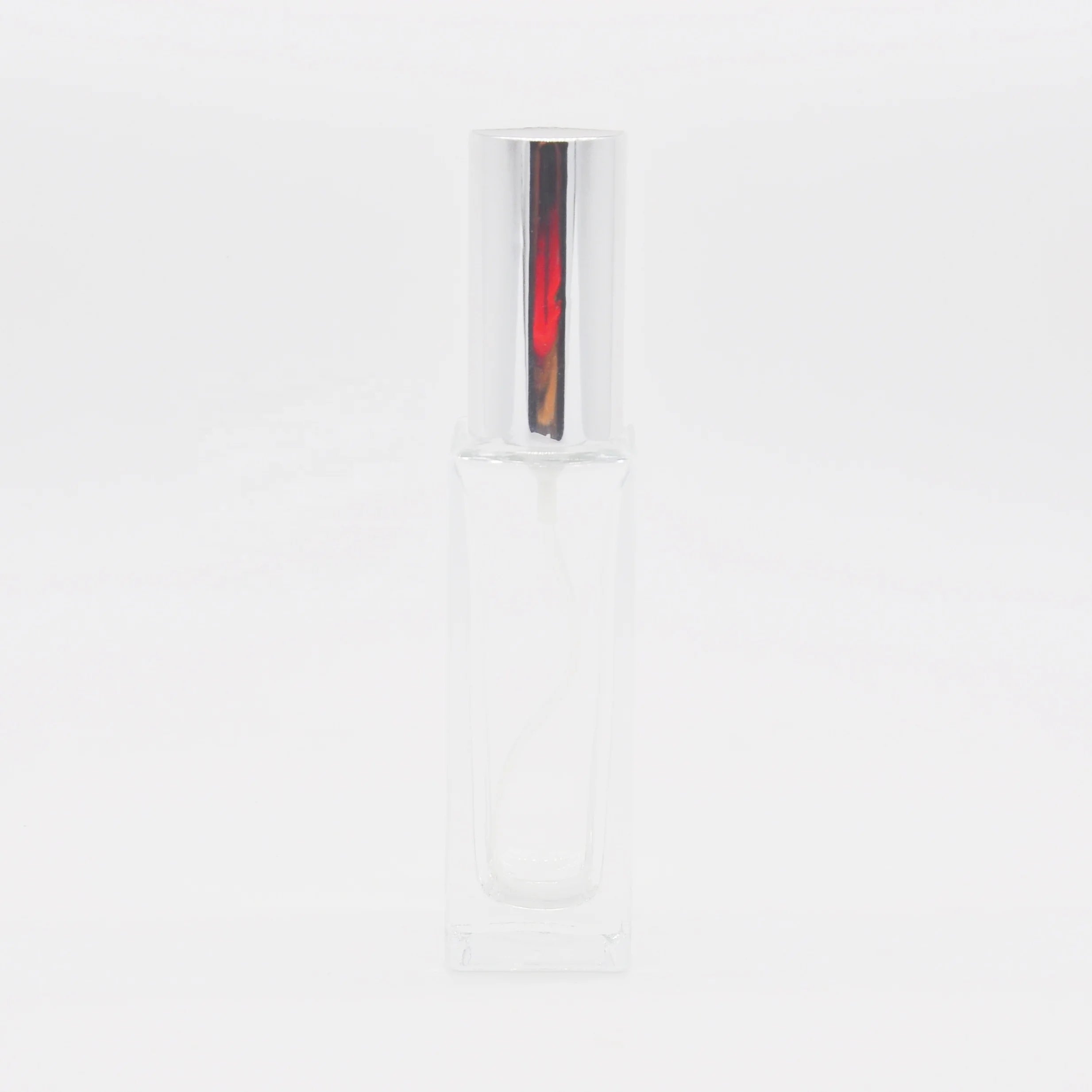 30ml 50ml 100ml Rectangular Glass Perfume Bottle Cosmetic Packaging Screw Neck in Stock Low MOQ with Gold Aluminum Cap