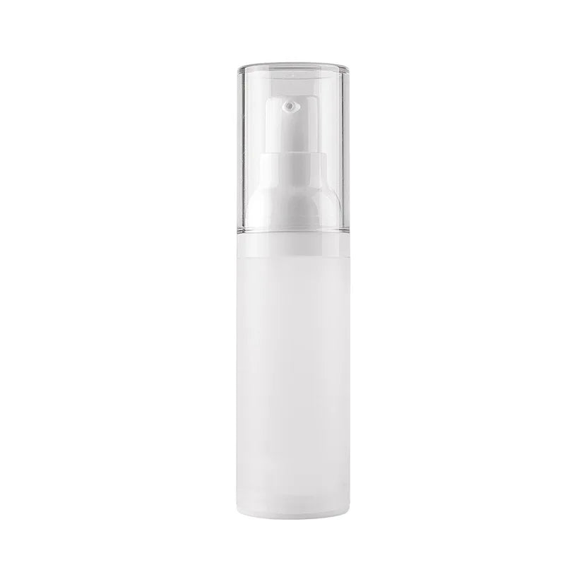 Frosted 15ml 30ml 50ml Plastic Lotion Bottles with Pump for Essential Oil PP Empty Cosmetic Airless Bottle for Skincare Use