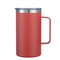 Big Volume 24oz Keep Cold and Hot Beer Cup Double Wall Vacuum Stainless Steel Travel Coffee Mug With Handle