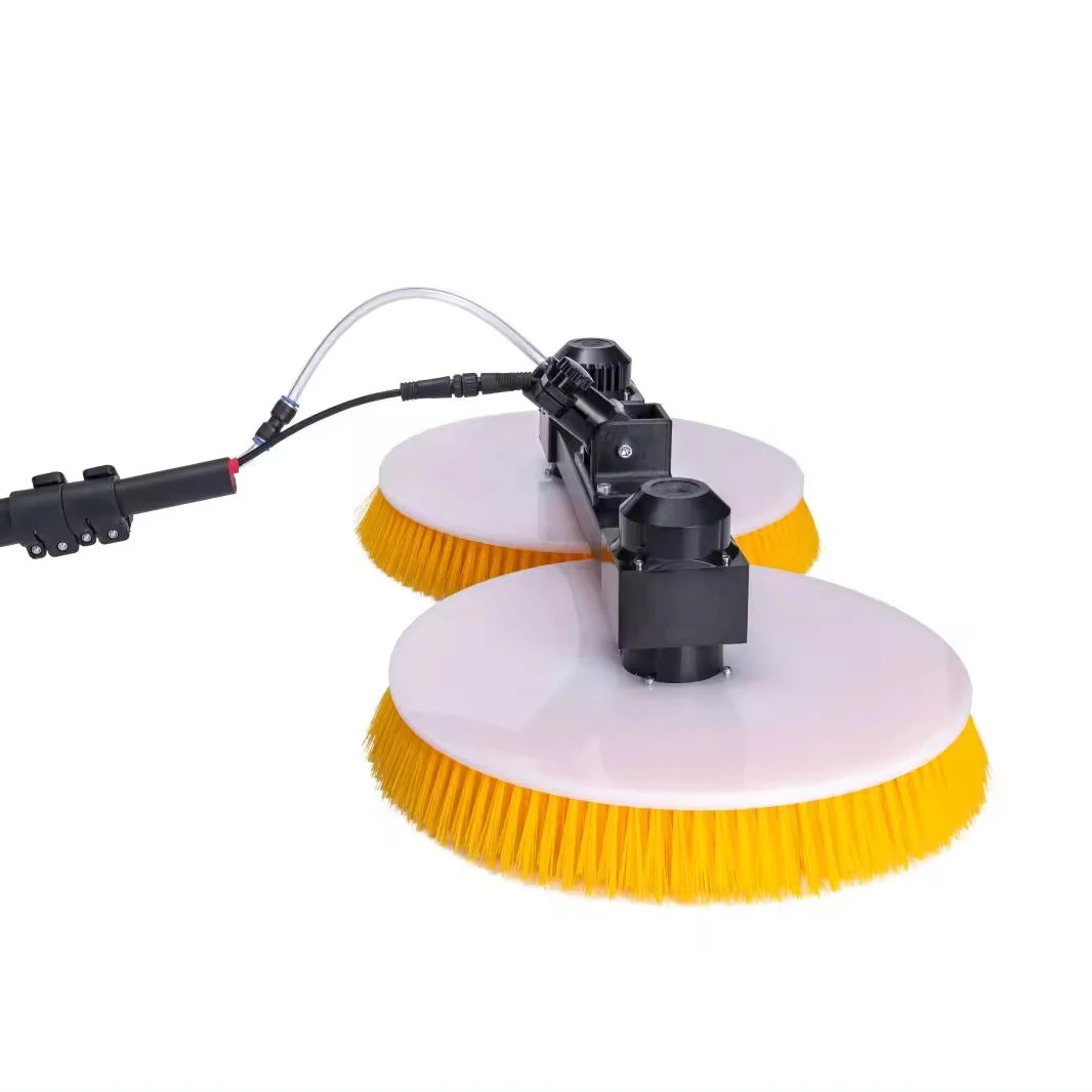 Factory  Automatic Solar Panel Cleaning Machine and Brush  With Telescopic Rod for Cleaning Photovoltaic and Solar Panels