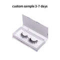 Custom Logo Luxury Empty Flip Lash Unique Eyelashes Packaging Box Embossing Recyclable White Marble Paper Magnetic Eyelash Box