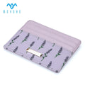 Custom Personalised RFID Card Holder Wallet Genuine Leather & Canvas with Sublimation Embossed Logo Metal logo  for Credit Cards