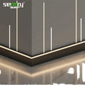 Modern Design LED Skirting Board Factory Price Aluminium Skirting for Hotel Made of Aluminum Alloy Flooring Accessories
