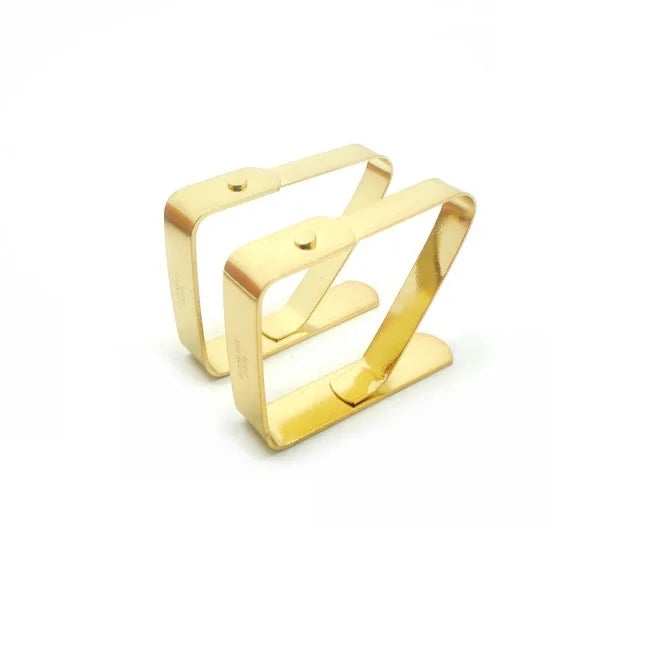 Stainless Steel Gold Color Tablecloth Clips Table Cover Clamps Picnic Tablecloth Clip