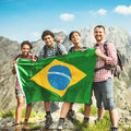 Promotional Product Factory Banderas De Paises Logo 3x5 ft 100% Polyester Durable Outdoor Custom Brazil Flag