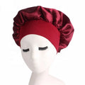 Wide Band Satin Bonnets and Satin Hair Wraps Sleep Satin Hair Bonnets