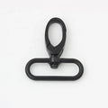 Nolvo World Dark Black 55*38 mm 1.5" Swivel Hooks for Purse Shoulder Strap Clasp Clip Trigger Buckle Dog Chain Snap Hook