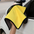 600gsm Plush Microfibre Detailing Car High Density Coral Fleece Extra Thick Double-sided Microfiber Customized Car Wash Towel