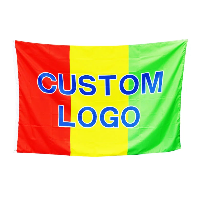 All Color Wholesale 150D Polyester Flying Customized Logo Printing 3*5ft Custom Flags