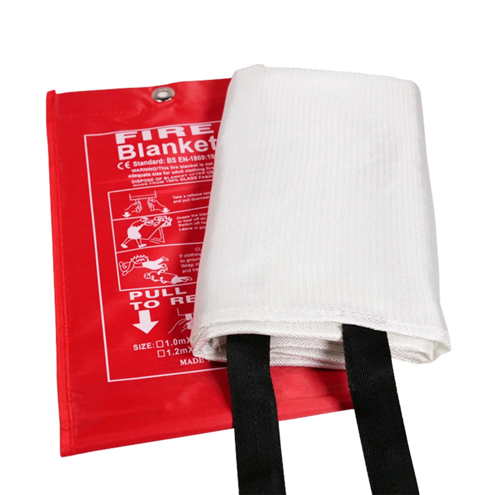 Low Priced Emergency Fireproof Fiberglass Blanket Roll Fire Resistant BBQ Accessories Sale Safety Specification for Kitchen Use