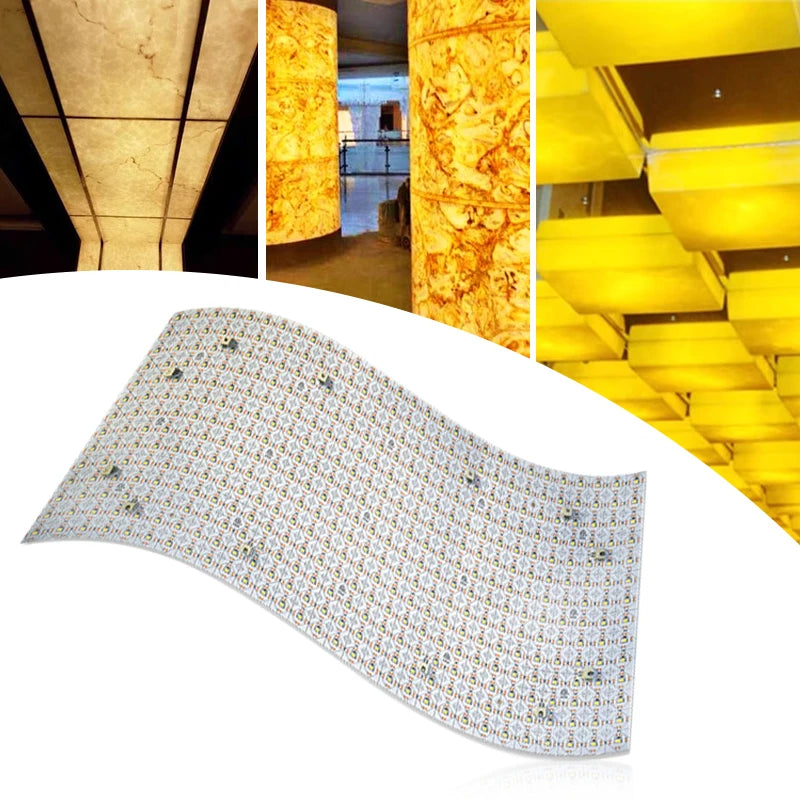 24v Countertop Led Backlight Led Sheet Back Panel SMD 2835 420LEDs/pcs Single Color Warm White White Cuttable Led Sheet