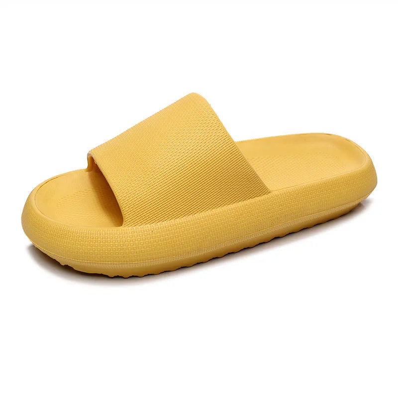 Women's New Thick Bottom Non-slip Indoor Outdoor slippers Solid Colour Fashion Women Flat Shoes Comfortable Ladies Walking Shoes