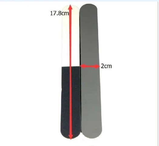 Wholesale Three-Sided Nail File Black and White Gray Manicure Polishing Tools