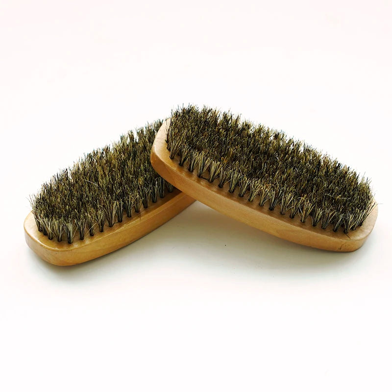 Soft Boar Bristle and Pearwood Handle Perfect Beard Grooming Tool for Men Relieves Itch & Works with All Balms