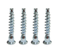 Zinc Plated Steel Furniture Confirmat Inner Hexagon Screw Self-Drilling Wood Screw