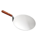 Stainless Steel Pizza Peel Wood Handle Baking Shovel Paddle Cake Lifter Transfer Tray for Baking