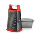 Custom Non-Stick Coated Stainless Steel Multi-Purpose Vegetable Cheese Box Grater with Manual Operation Including Container