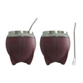 Wholesale Stainless Steel Tea Cups Gourd Mate Cup 280ml Custom Double Wall Insulated Yerba Mate Cup