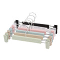 New Plastic Skirt Pants Hanger With Clips Anti Slip Clothes Hanger Household Adult Trousers Hanger Pant Rack