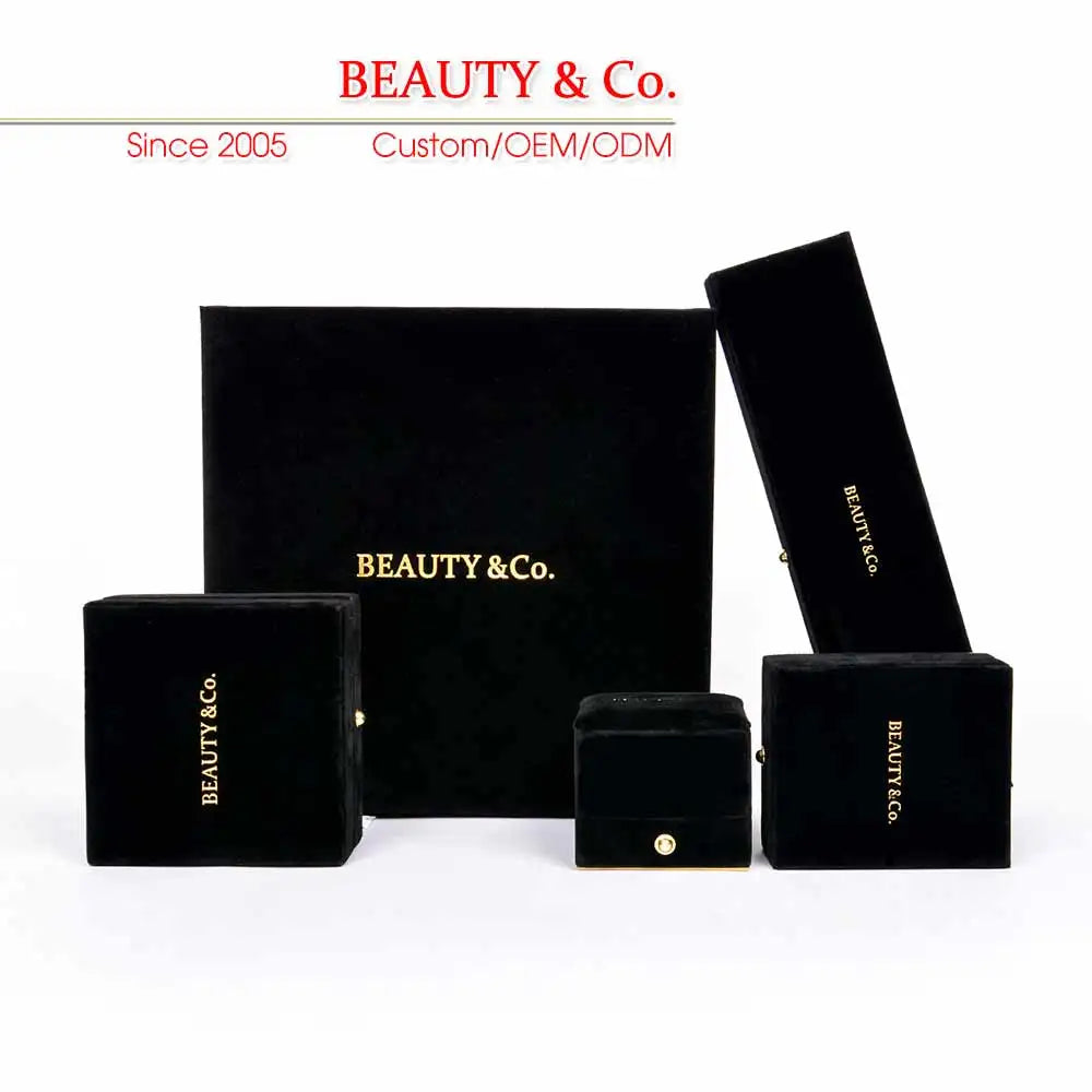 Wholesale Luxury Earring Jewellery Display Organizer Small Portable Custom Material Storage Customized Color Custom Jewelry Box