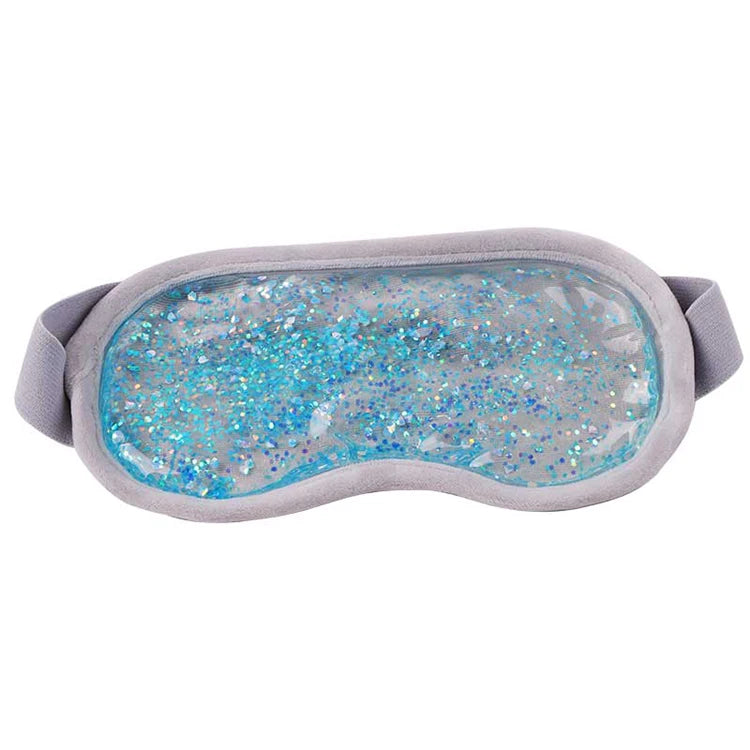 Factory Direct Unisex Knitted Fabric Ice Pack Eye Mask Cold Compress Hot Compress Shading Sleep Eye Mask