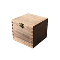 Japan Style  Dovetail Wooden Tea Box Square  Gift Packaging Box  for Tea Handcrafted and Eco-Friendly