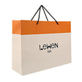 Wholesale Coated Paper Luxury Shopping Bags Custom Printed Fancy Paper Gift Bags Cotton/Twisted Handle Yellow for Wallet Use