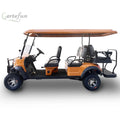 Cheap 4 Wheel 6 Seater Touch Screen Gas Powered Gas Engine for Golf Carts