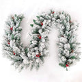 2.7m Long Flocking Rattan Encryption Spray Snow Rattan Christmas Decoration