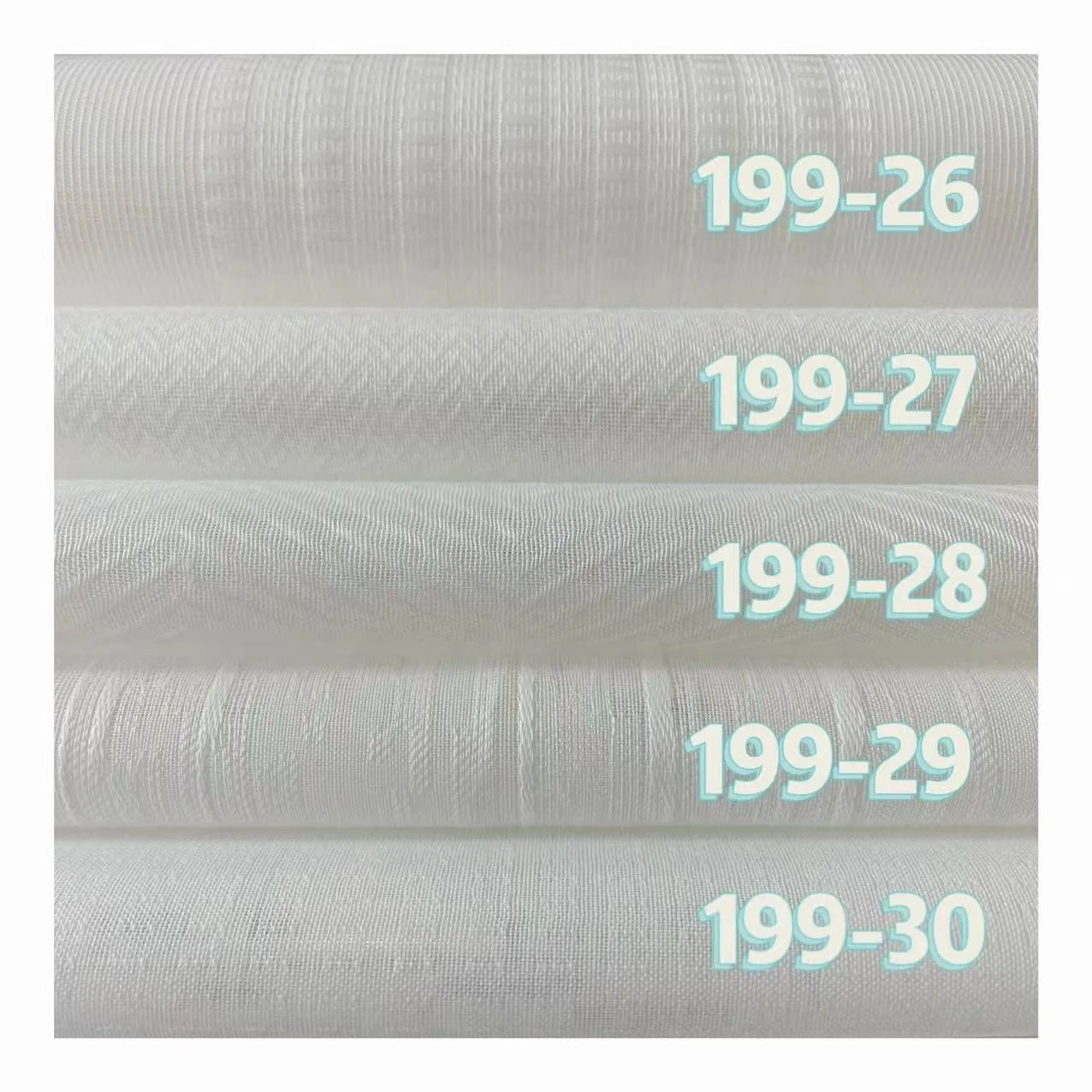 Hot Selling Sheer Voile Window Curtain Bedroom Light Blocking Tulle Drapery Fabric