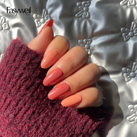 Easywell New Fashion 30pcs Soft Acrylic Gel Nail Custom Handmade Solid High Quality handmade Press on Nails wholesale
