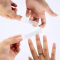 Reusable Washable Transparent Rectangle Nano Crystal Glass Nail File 9.0x0.2x1.3 cm for Personal Manicure
