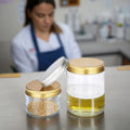 30g & 50g PET Clear Plastic Face Cream Jars with Lid for Body Scrub Butter Hair Cream Containers for Cosmetics