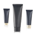 Empty Plastic 100ml Black PE Soft Tubes Cosmetic Containers Refillable Plastic Tubes PE Travel Bottle in Good Price