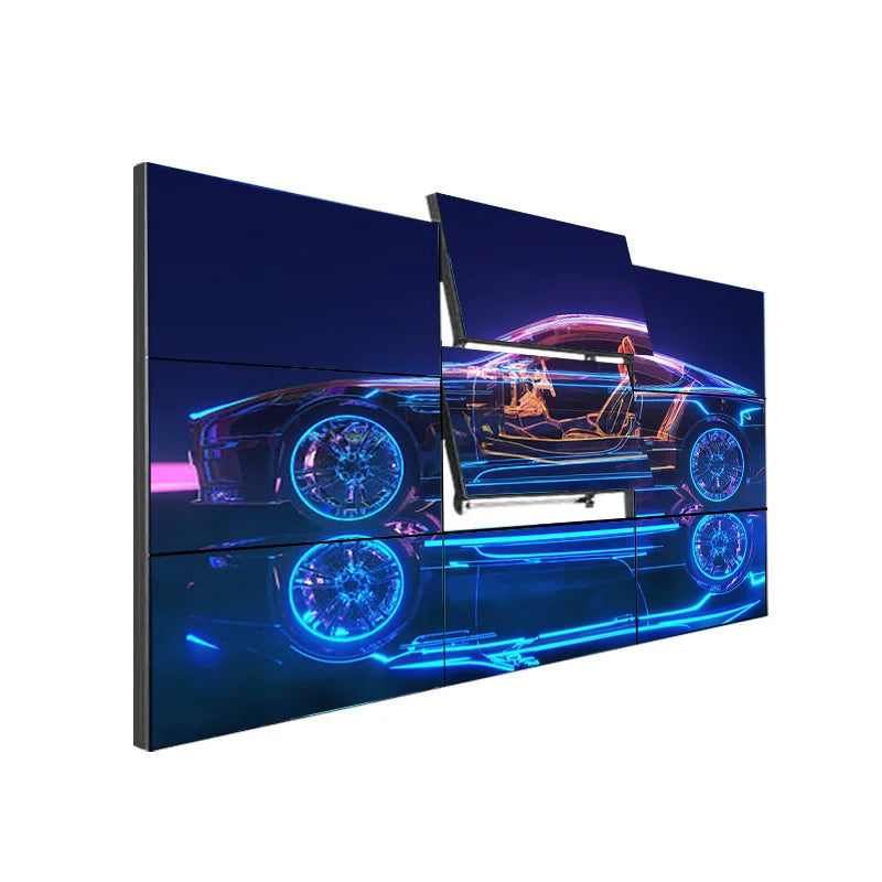 Gemdragon Ultra Narrow Bezel 4K 46 49 55 Inch 3x3 Wall Mount Smart Advertising Display Video Split Screen Lcd Video Wall