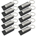 Personalized Custom Logo Metal Leather Key Chain Braided Blank Luxury Genuine Bulk Pu Faux Real Leather Photo Car Keychain