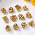 New Arrivals Mineral Stone Rough Raw Points Natur Gemstones Gold Aura Quartz Crystal Specimens Clusters for Decor